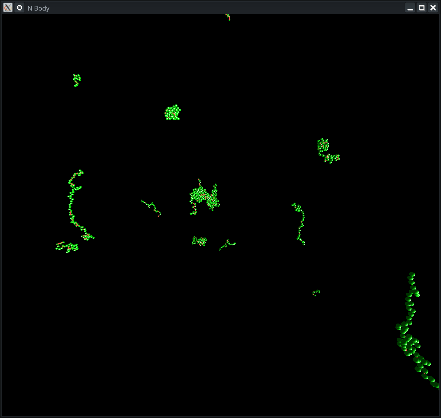 Simulation end frame
